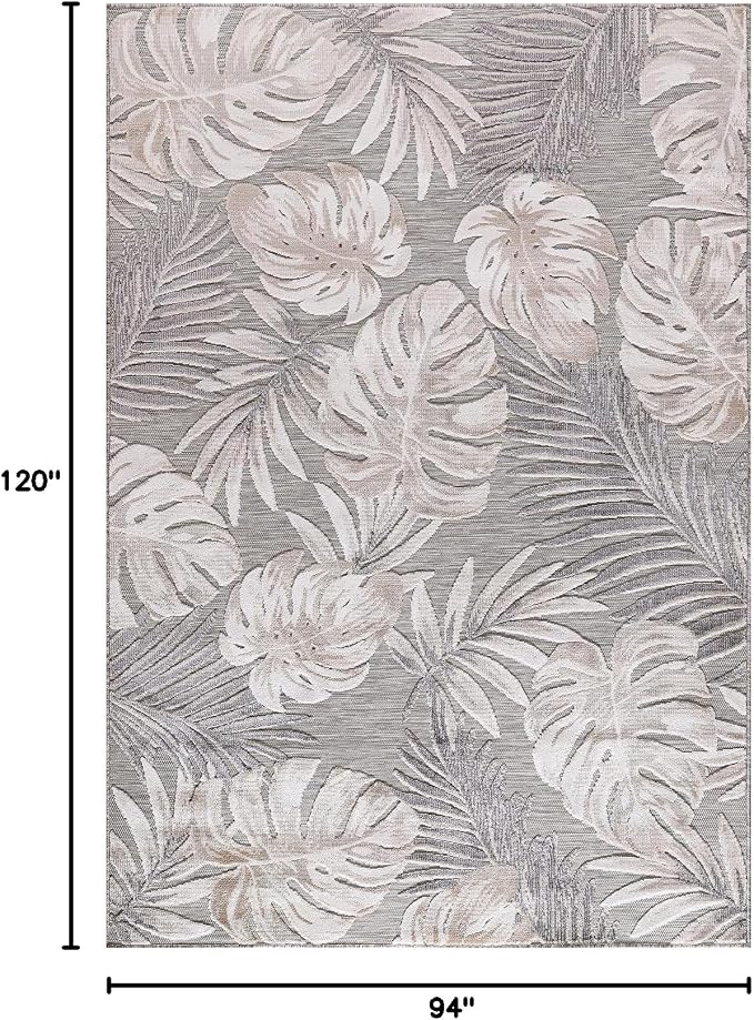 CAMILSON Indoor Outdoor Rug, Easy-Cleaning Non-Shedding Living Room, Garden and - Image 2
