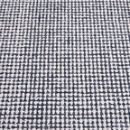 Hand-Tufted 100% Wool Pile Area Rug – Geometric Textured Grid Check Pattern – - Image 7