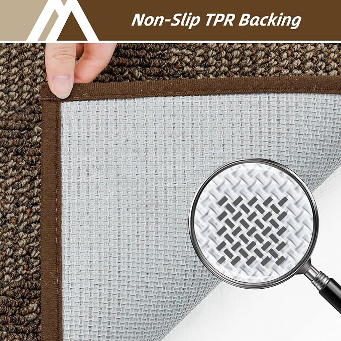 COSY HOMEER Non-Slip Door Mat 20"x32", Entryway Rugs Low Profile Absorbent Dirt - Image 4