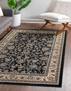 Rugs.com Yasmin Collection Rug – 2' x 3' Black Medium Rug Perfect - Image 2