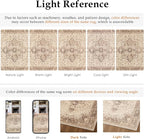 Brown 5x7 Area Rug Washable Vintage Living Room Carpet Non Slip Retro - Image 8