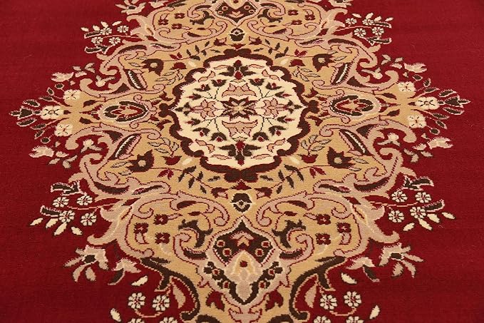 Unique Loom Reza Collection Traditional Persian Style Area Rug, 9 x 12 ft - Image 11