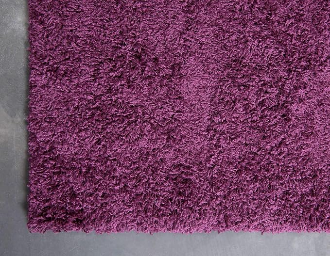 Unique Loom Solid Shag Collection Area Rug - Image 8