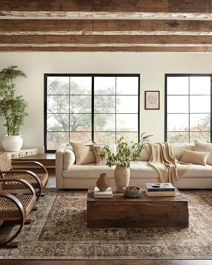 Loloi Magnolia Home by Joanna Gaines Sinclair Collection SIN-01 Rust/Lagoon - Image 3