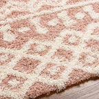 Livabliss Hapsburg Moroccan Shag Area Rug, Dusty Pink - Image 8