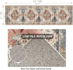 Enkor Runner Rugs for Hallway, 2.6x10.5 Washable Soft Non Slip Floor Rugs for - Image 2