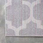 Rugs.com Lattice Collection Rug – 9' x 12' Dark Gray Medium Rug Perfect - Image 7