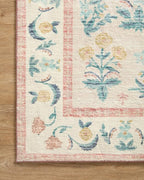 Loloi Rifle Paper Co. Eden Collection EDE-01 Mughal Rose Blush 2'-3" x 3'-9" - Image 5