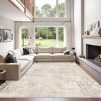 Art&Tuft Washable Rugs 6x9, Abstract Area Rugs by Art%26Tuft