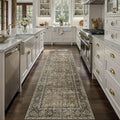 Brown Runner Rug 2'6"x8' Vintage Area Carpet Hallway Long Indoor Kitchen by PureCozy