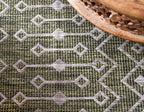 Unique Loom Outdoor Trellis Collection Area Rug - Image 5