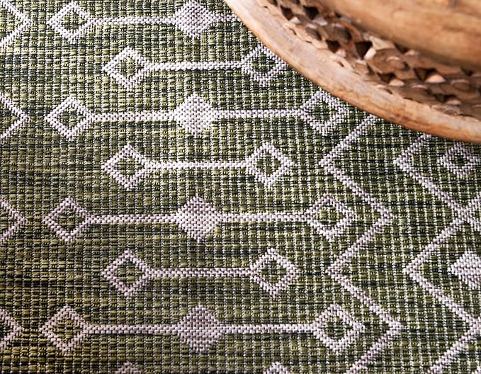 Unique Loom Outdoor Trellis Collection Area Rug - Image 5