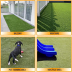 Ottomanson 2'7" x 40' Artificial Faux Grass Rug - Image 6