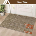 COSY HOMEER-Door-Mat Dirt Trapper Entryway Rugs 24"x36" Non Slip Washable - Image 7