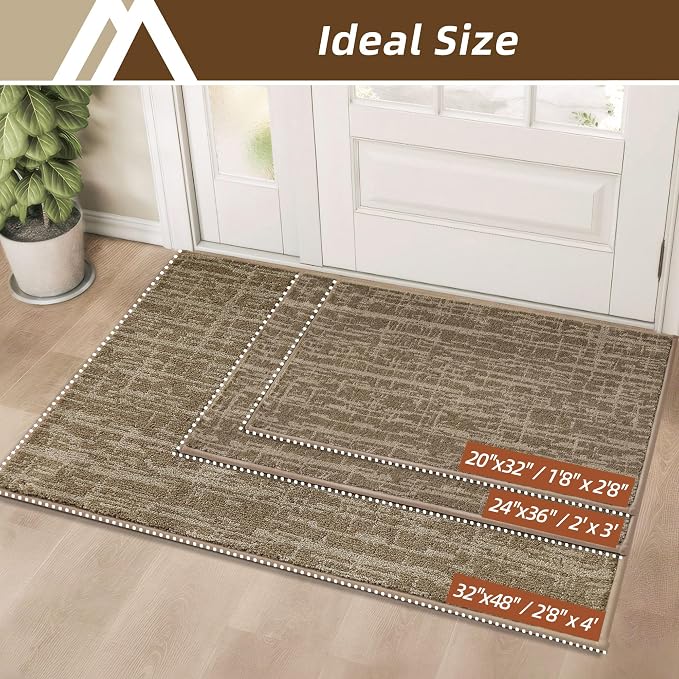 COSY HOMEER-Dirt-Trapper-Door-Mat 32"x48" Non-Slip Entryway Rugs Washable - Image 7
