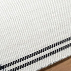 Mark&Day Wool Rugs, 5x7 Janmichael Cottage Light Silver/Black Area Rug - Image 6