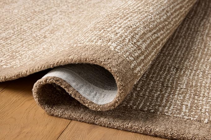 Loloi Magnolia Home by Joanna Gaines Henley Collection HNY-01 Ivory/Brown 2'-6" - Image 4
