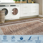 GarveeHome Area Rug 8x10 Modern Geometric Living Room Rug Non Slip, Thin - Image 7