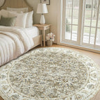jinchan Fiora Round Rug 8ft Area Rugs - Image 4