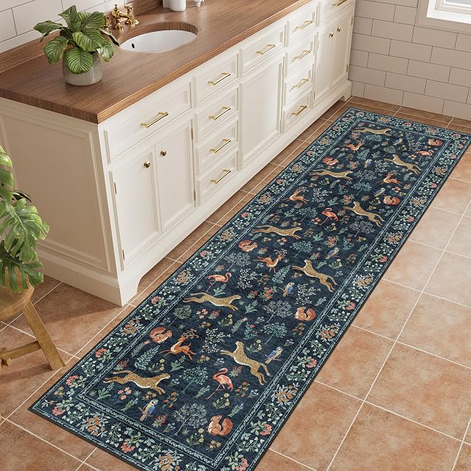 DUKINO 2x10 Rug for Hallway, Washable Kitchen Runner Rug - Image 2