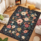 DUKINO 8x10 Area Rug, Floral Rugs - Image 2