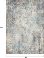 GENIMO Washable Area Rugs for Living Room, 10x14 Modern Non Slip Rugs, Low Pile - Image 2