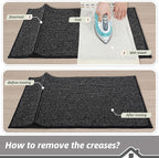BEQHAUSE Dirt Trapper Door Mat 20" x 48", Non-Slip Washable Doormats Entrance - Image 9