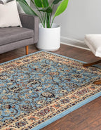 Rugs.com Yasmin Collection Rug – 9' x 12' Light Blue Medium Rug Perfect - Image 8