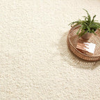 Dash & Albert Holmstead Ivory Handwoven Wool Rug, 5 X 8 Feet, Ivory Solid - Image 3