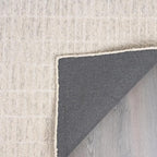 Hand-Tufted 100% Wool Area Rug – Unique Modern Geometric Grid Pattern, Soft - Image 5
