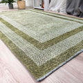 Alfa Rich 5x8 Green Washable Area Rugs by AlfaRichRugs