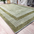 Alfa Rich 5x8 Green Washable Area Rugs by AlfaRichRugs