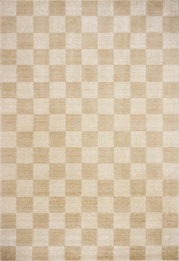 Loloi Chris Loves Julia Calvin Collection CLV-01 Wheat/Ivory 7'-10" x 7'-10" - Image 3