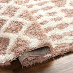Livabliss Hapsburg Moroccan Shag Area Rug, Dusty Pink - Image 5