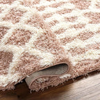 Livabliss Hapsburg Moroccan Shag Area Rug, Dusty Pink - Image 5