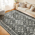 WITSHOCK Living Room Area Rugs 8x10: Soft Non-Slip Backing Washable Rugs by WITSHOCK