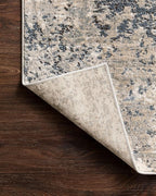 Loloi Teagan Collection TEA-07 Natural/Denim 7'-11" x 10'-6" Area Rug, Soft - Image 8