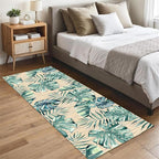 Tropical Palm Leaf Runner Rug 3.3x10 ft - Image 4