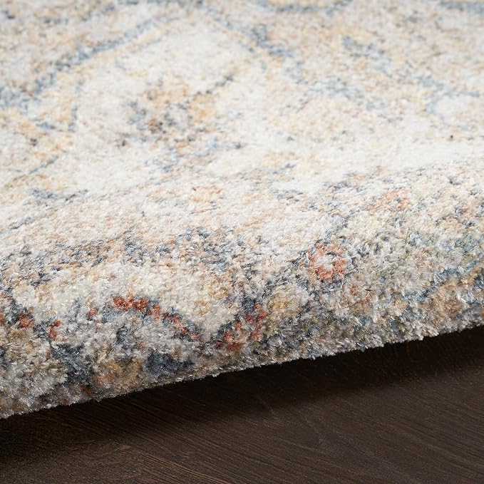 Nourison Home Astra Machine Washable Grey Multicolor 2'2" x 12' Area Rug - Image 8