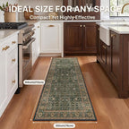 Bavni 2'6''x7 Rug Runners for Hallways, Washable Runner Rug Non Slip, Vintage - Image 8