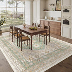 zesthome 9x12 Area Rugs, Stain Resistant Washable Rug, Ultra-Thin Rugs - Image 3