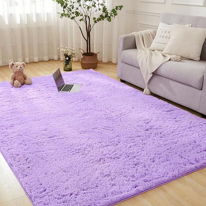 Andency 8x10 Area Rugs for Living Room, Big Indoor Thick Nursery Rug for Kids by Andency