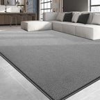 Large Area Rugs for Living Room Bedroom, 7x10 Feet Grey Rug, Minimalist Modern - Image 4