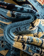 Unique Loom Taftan Collection Border Geometric Tribal Inspired Design Area Rug - Image 7