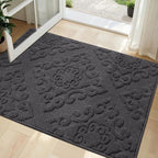 COSY HOMEER Door Mat 32”x48”, Absorbent Dirt Trapper Entryway Rugs, Non-Slip - Image 9