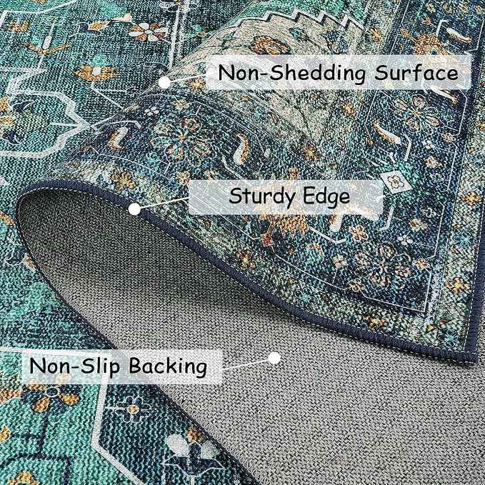 Moynesa Ultra-Thin Washable Area Rug - Image 2