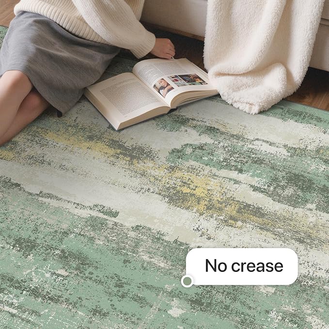 GENIMO No Crease Non Slip 6x9 Area Rugs - Image 6