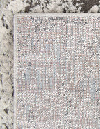 Rugs.com Leipzig Collection Rug – 6 Ft Square Gray Low-Pile Rug Perfect - Image 6