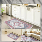 Fame Rugs Turkish Rug. Washable Vintage Oriental Antique Inspired Traditional - Image 5