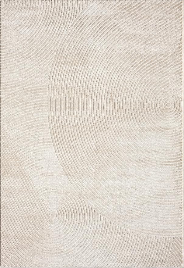 Abani Neutral Beige Area Rug 9' x 12' - Image 2